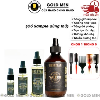 Xịt dưỡng tạo kiểu Rusty Lab Valerie - Phồng tóc - Tăng giữ nếp 20ml-50ml-100ml-New 150ml