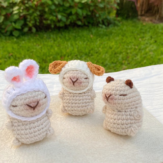 Móc khoá len đan Capybara chuột lang nước | 𝘾𝙧𝙤𝙘𝙝𝙚𝙩 𝙗𝙮 𝙎𝙥𝙧𝙞𝙣𝙜