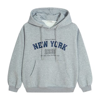 Áo hoodie nam nữ NY NEWYORK chất liệu nỉ lót nhung lông cáo cao cấp có mũ giữ ấm cho mùa đông.