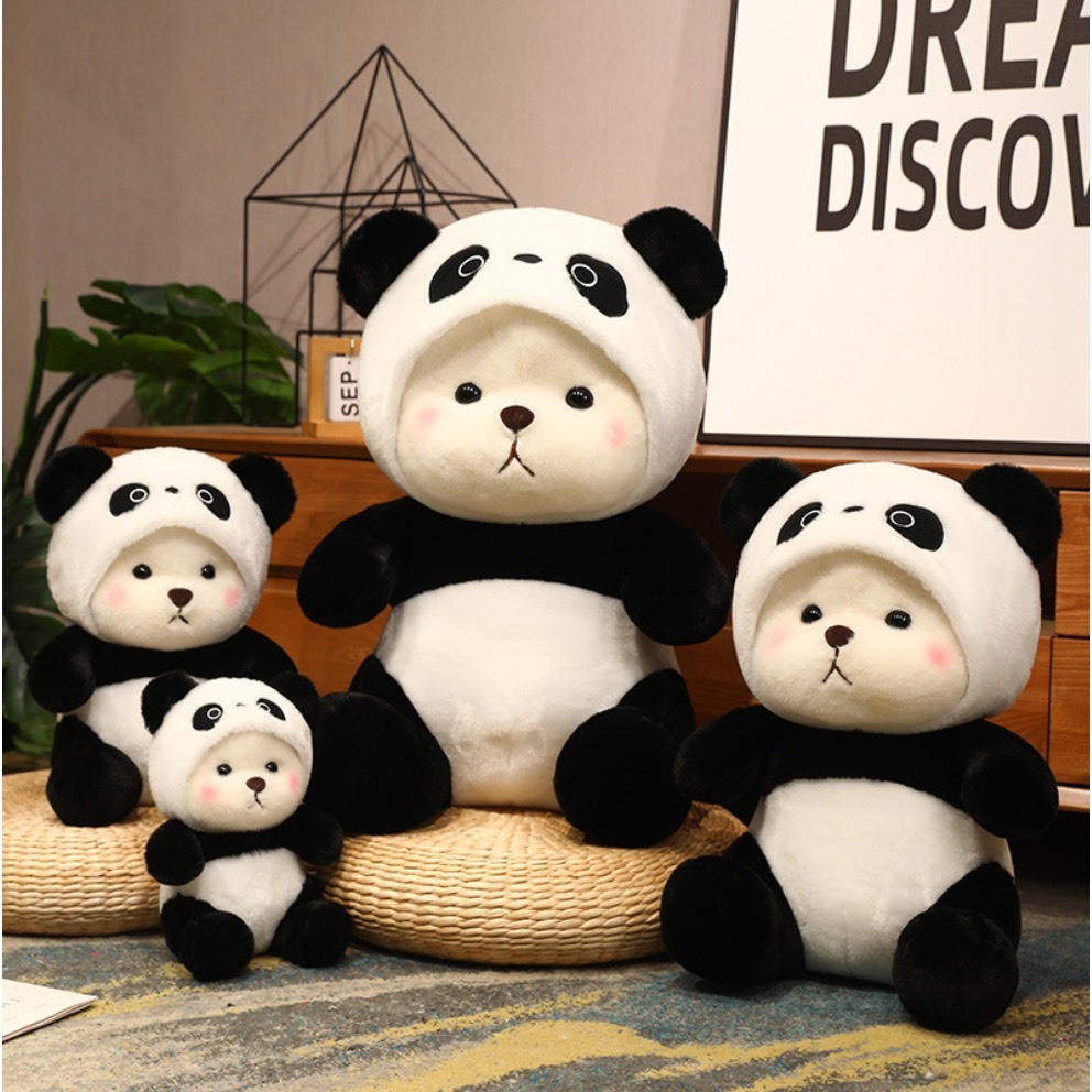 [Hàng loại 1] Gấu bông Lena Cosplay Gấu trúc, gấu bông Panda cute đáng yêu của nhà Bear.Om đủ size 30-35-45-60cm