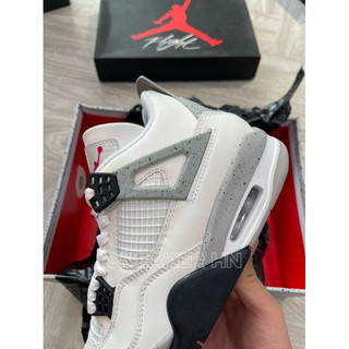 Giày jordan 4 Retro WHITE CEMENT | Cao cấp