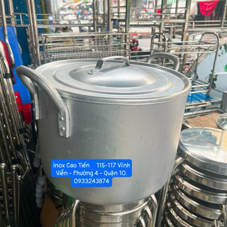 Nồi nhôm hải phòng 16l-->120l loại dày đặc biệt