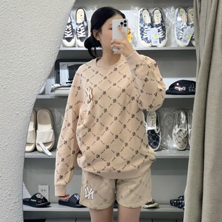 chính hãng Áo Nỉ New Era x MLB LOGO PATCH Sweatshirt NY - Unisex Nam Nữ - Authentic 100%