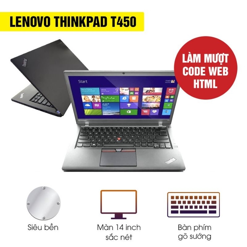 Laptop Cũ Lenovo Thinkpad T450 -Intel Core i5 5200U