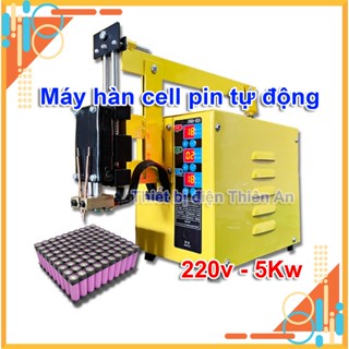 Máy hàn cell pin tự động JSD-ED 5kw 220V có cân bằng lực và bàn đạp chất lượng cao chuyên dụng hàn pin cell lithium