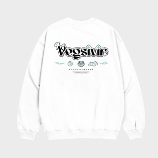 Áo sweater nỉ chân cua Vegsivir DRAGON'S YEAR | Dragon's Year / Màu Trắng.