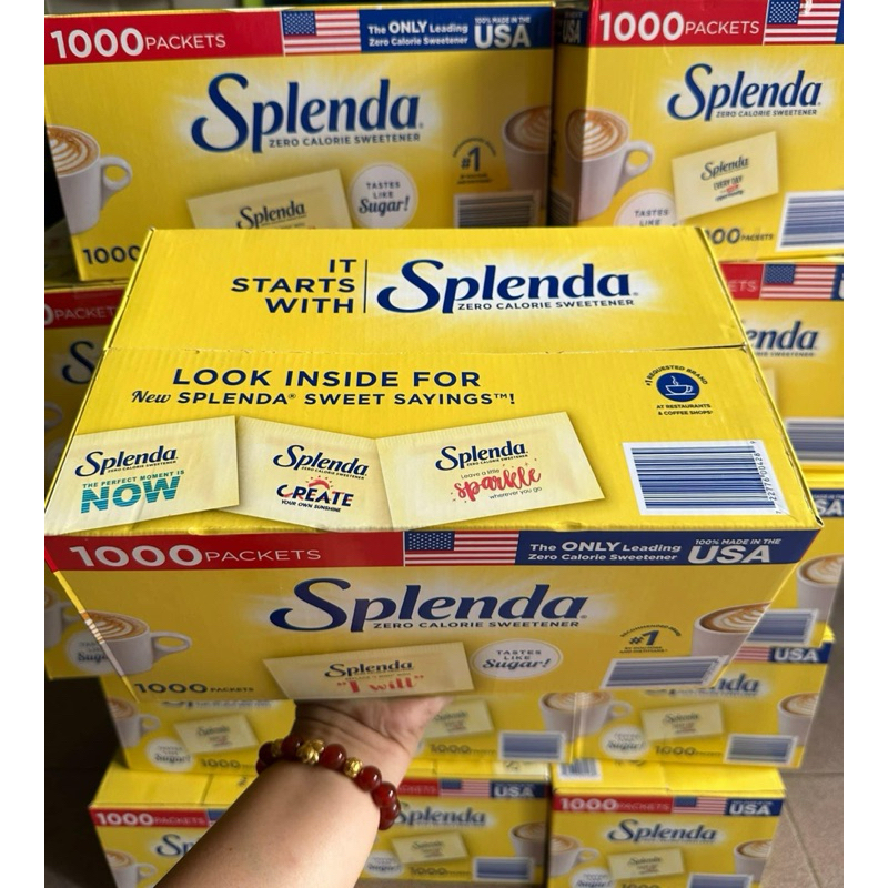 Đường Ăn Kiêng Splenda thùng 1000 gói USA Của Mỹ - Date 2025
