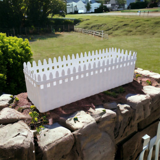 Chậu hàng rào lớn nhất 65x20x21 cm trồng hoa kiểng, trồng rau