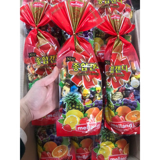Kẹo Meland Hàn Quốc Vị Hoa Quả gói 250G-500G