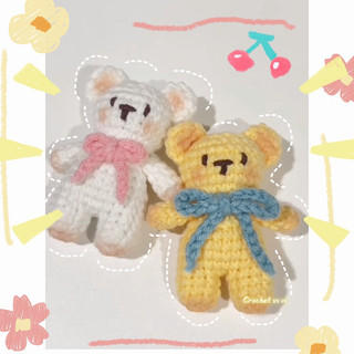MÓC KHOÁ GẤU MINI BẰNG LEN (HandMade)