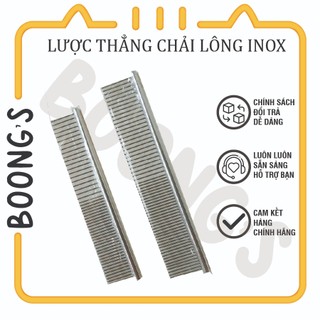 Lược chải lông INOX Tao Tao Pet cho chó mèo loại bỏ ve rận, lông chết