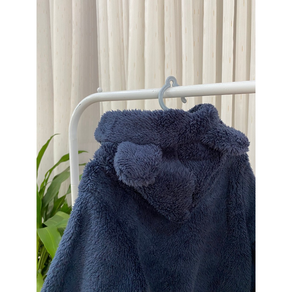 Set Bộ lông cừu có mũ tai thỏ cute cho bé trai & bé gái - Nhẹ mà cực ấm