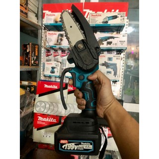 Máy cưa pin mini, Máy Cưa Xích Mini Dùng Chung Pin 18v Makita.
