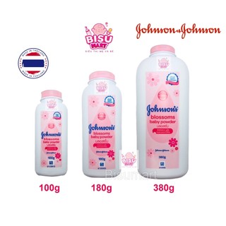 Phấn Johnson's Baby rôm sẩy nắp hồng 100g/180g/380g hàng Thái Lan