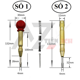 Đục lấy dấu tự động loại có mũ chống trượt, Đục lấy dấu tự động, Bung tu lấy dấu định vị lỗ khoan