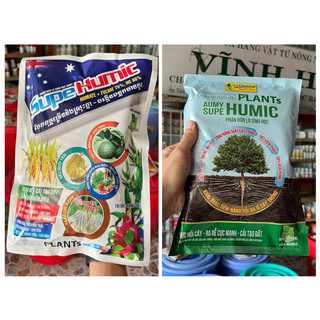 Humic cao cấp, super humic phân bón lá sinh học, phục hồi cây, ra rễ cực mạnh, cải tạo đất, 1kg