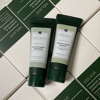 [Hàng thật] Set Mini gội xả gừng Weilaiya 20ml