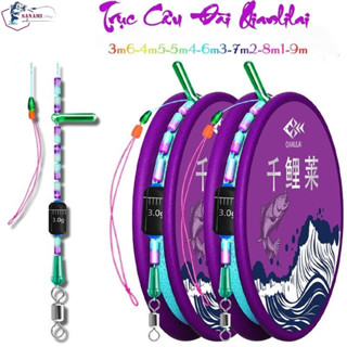 Dây Trục Câu Đài Qianlilai Buộc Sẵn Tàng Hình Cao Cấp Trục Săn Hàng Màu Tím DT08