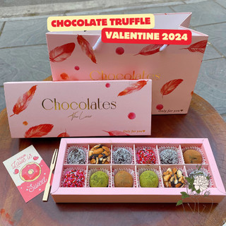 Chocolate Truffle Set 12 viên quà tặng Valentine Socola lễ tình nhân