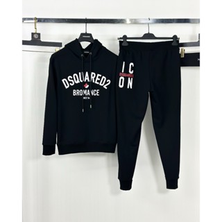  Bộ Nỉ Nam DSQ In Chữ Áo Hoodie Thể Thao Siêu Đẹp - Bộ Nỉ Nam DSQ Thể Thao Chất Dày Dặn 