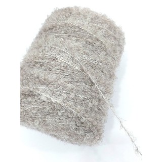 Len mohair alpaca loang màu