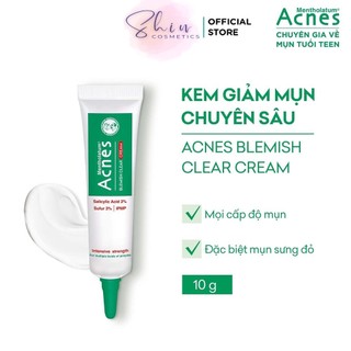 Kem giảm mụn chuyên sâu Acnes Blemish Clear Cream 10g