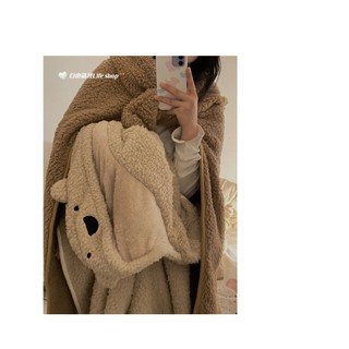 Áo choàng, chăn văn phòng vải lông cừu