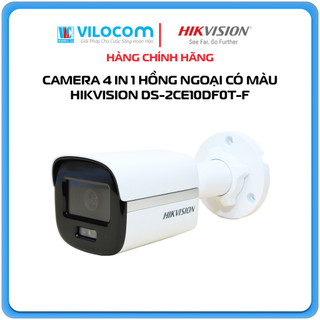 Camera hdtvi colorvu 2.0mp thân hikvision ds-2ce10df0t-f