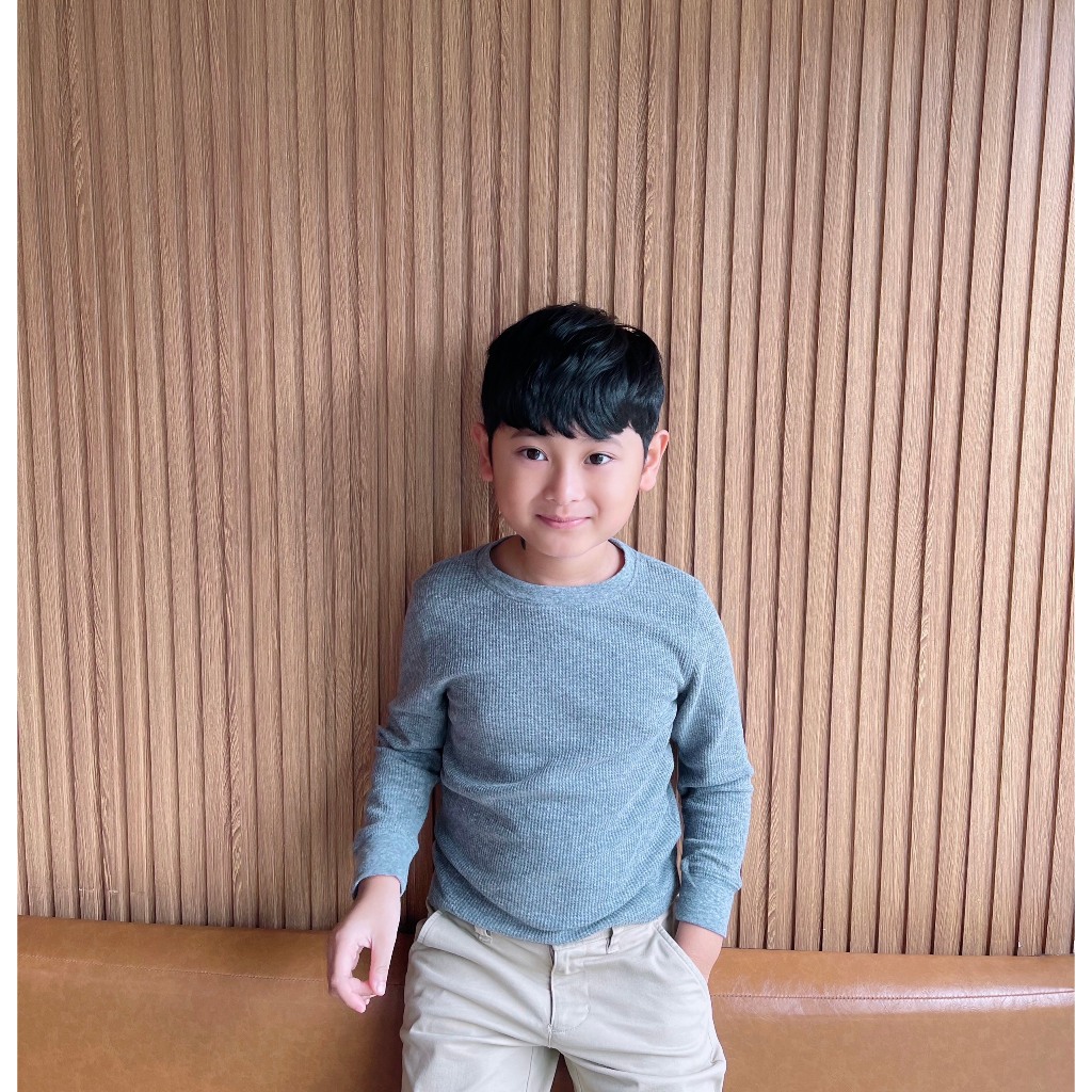 Áo dài tay bé trai size đại chất cotton len xuất dư xịn siêu đẹp Dragon Kids