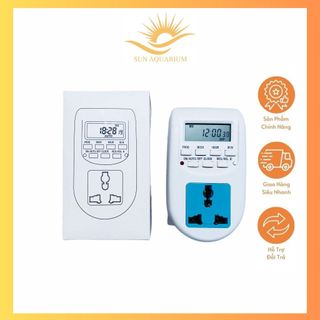 Ổ cắm điện hẹn giờ thông minh tắt mở thiết bị điện tự động - sun aquarium