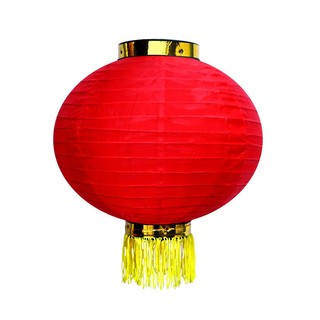HCM-COMBO 2 CÁI LỒNG ĐÈN VẢI ĐỎ CÓ TUA RUA SIZE 25/30/35/40CM TREO TRANG TRÍ TẾT CHỊU ĐƯỢC NƯỚC