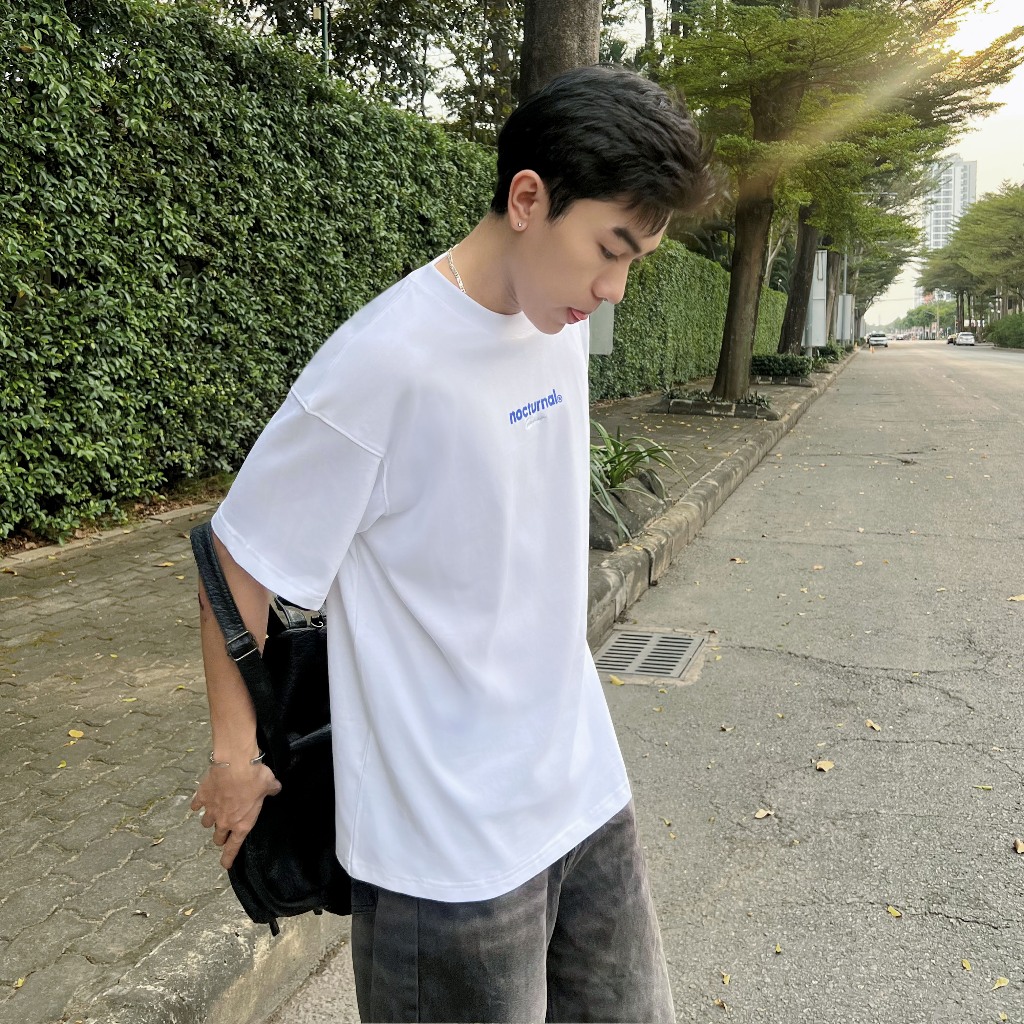 Áo Thun Thêu NOCTURNAL Crewman Tee Cotton 100% Unisex Nam Nữ Form Rộng Tay Lỡ Oversize Local Brand | BigBuy360 - bigbuy360.vn
