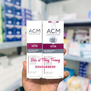 Kem bôi ngừa bạch biến, mất sắc tố ACM Vitix Regulating Gel - 20ml - 50ml