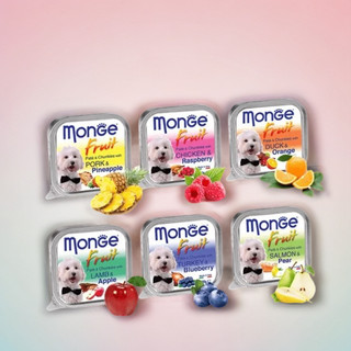 Pate cho chó Monge bổ sung rau quả 100g
