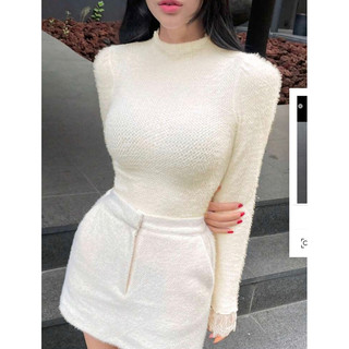 [ Hàng order shein] Áo len lông thỏ dazy mềm mịn