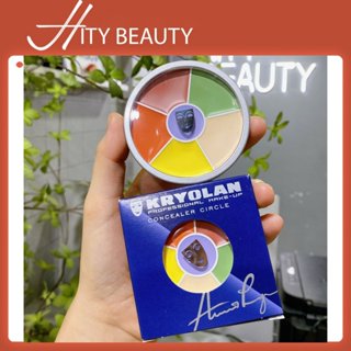  Che khuyết điểm triệt sắc Kryolan Neutralizer lâu trôi 6 ô màu 40g dành cho makeup chuyên nghiệp - Hity Beauty 