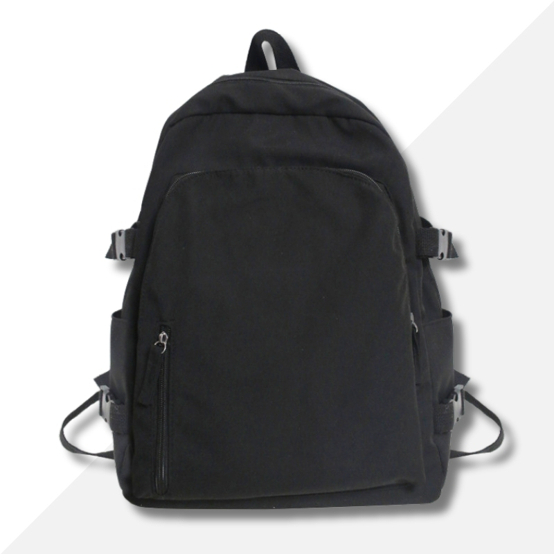 Ba lô nữ đi học ZBAG ulzzang basic trơn vải dù đựng laptop 15 6 inch có ngăn bí mật thời trang hàn quốc BL05