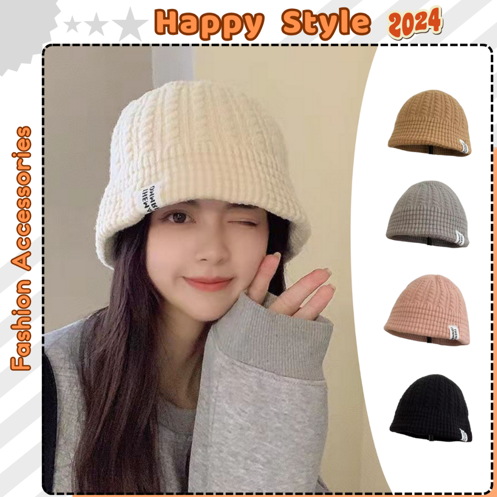 Mũ Len Trơn Chùm Đầu Nón Beanie Lót Nhung Thời Trang Mùa Đông Ấm Áp Form Unisex Nam Nữ N167