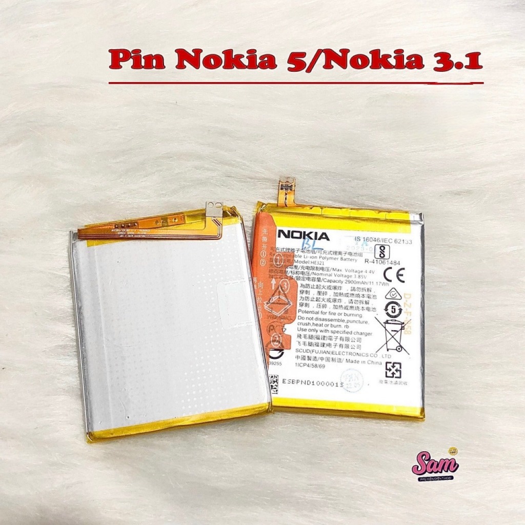 Pin Nokia 5 /  3.1 / 6.1 Plus / 5.1 Plus / Nokia 7.2 / Nokia 8 / Nokia 6 / 6.1 / Nokia x7/ 7.1 Plus / Nokia X6 / 6.1Plus