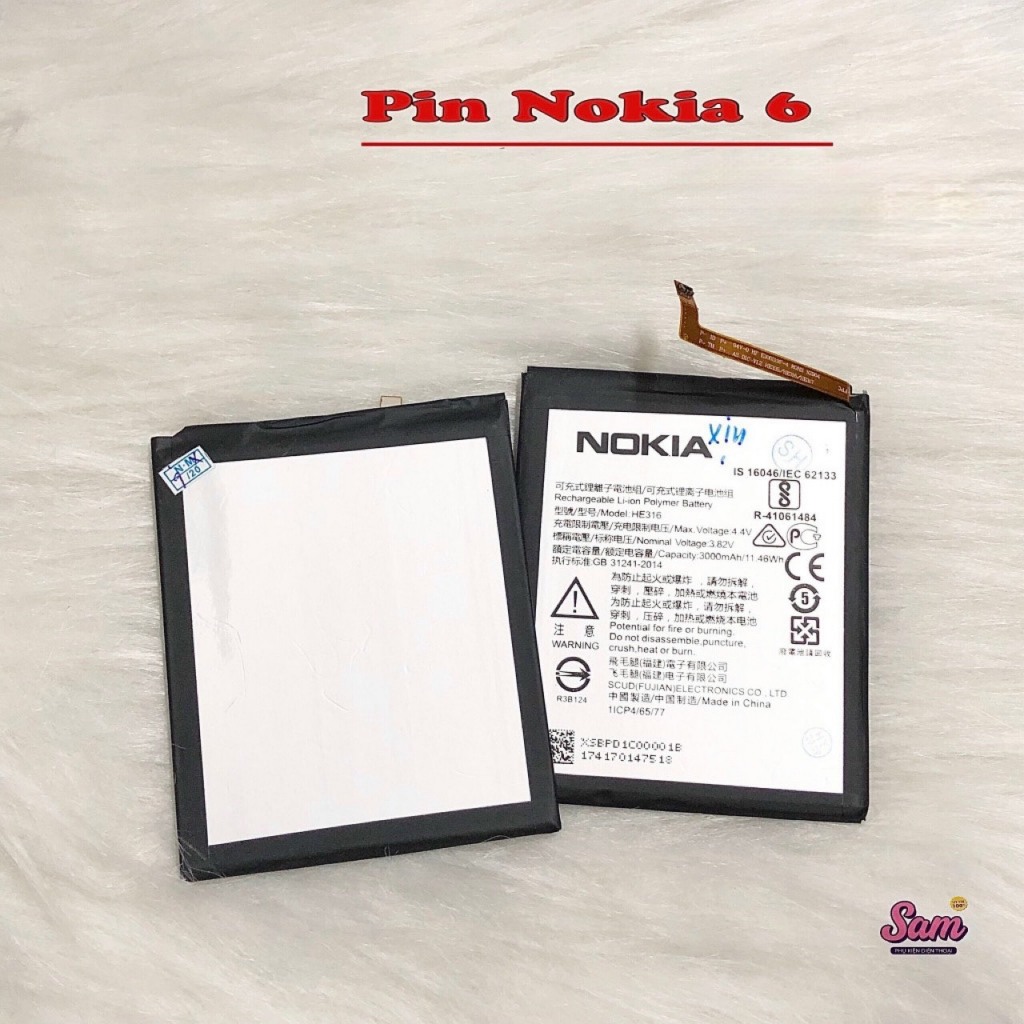 Pin Nokia 5 /  3.1 / 6.1 Plus / 5.1 Plus / Nokia 7.2 / Nokia 8 / Nokia 6 / 6.1 / Nokia x7/ 7.1 Plus / Nokia X6 / 6.1Plus