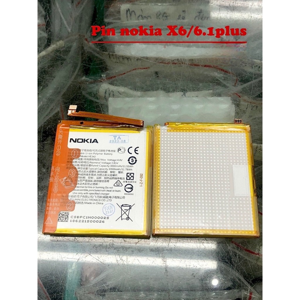 Pin Nokia 5 /  3.1 / 6.1 Plus / 5.1 Plus / Nokia 7.2 / Nokia 8 / Nokia 6 / 6.1 / Nokia x7/ 7.1 Plus / Nokia X6 / 6.1Plus