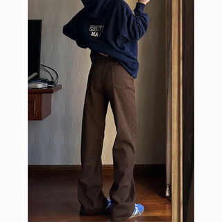 Quần Nâu Baggy Suông Ống Rộng Khaki Unisex Nam Nữ Phong Cách Hàn Quốc