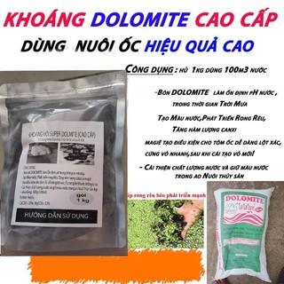 [Giá Rẻ] VÔI DOLOMITE 1 kg Chuyên cho ốc bươu