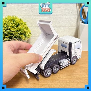 Mô hình giấy Xe ben 10 tấn