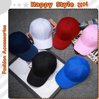 Mũ lưỡi trai trơn unisex nhiều màu sắc thời trang, form chuẩn, nón kết dành cho nam và nữ N05 - Happy Style