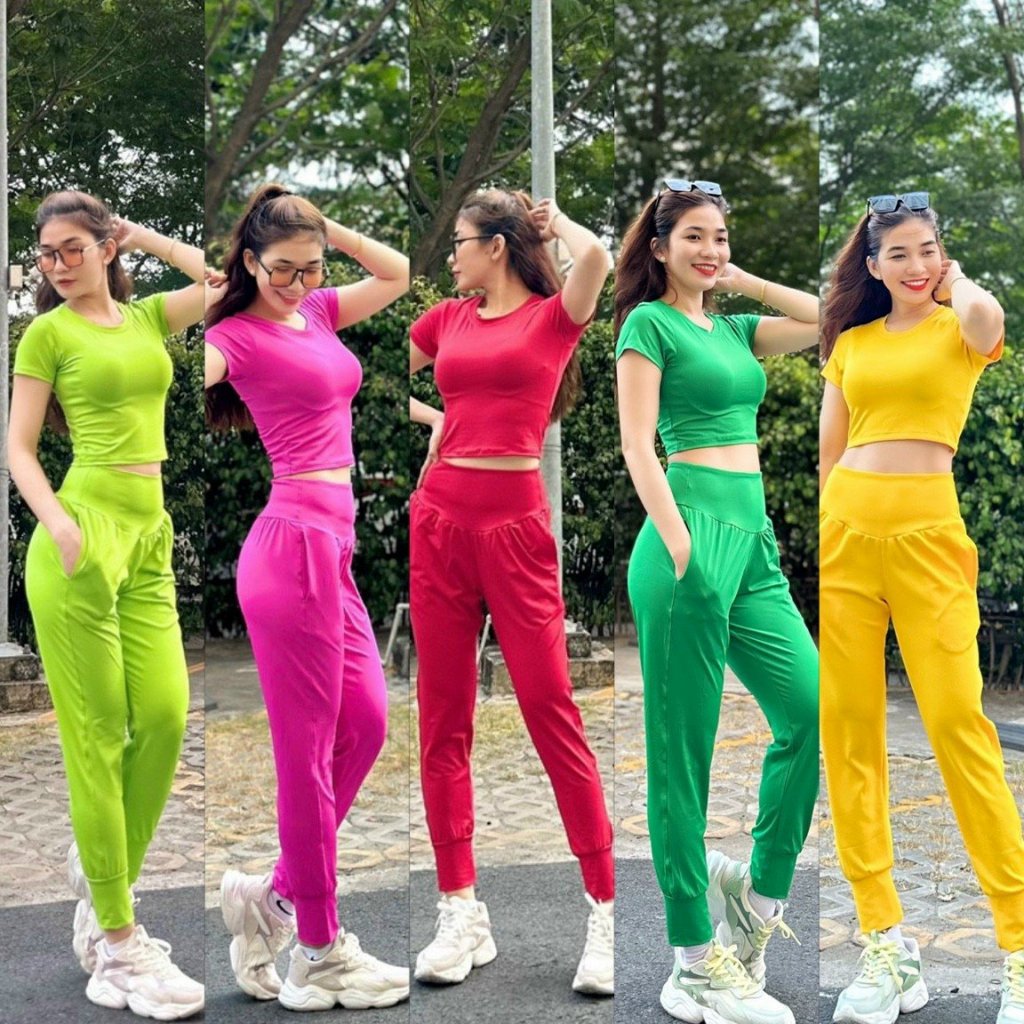 Set bộ alibaba dài siêu xinh đủ màu dày dặn , mềm mịn , tập gym , yoga , chạy bộ  , đạp xe , bóng ch