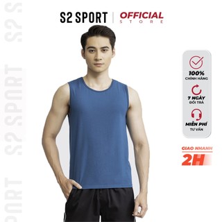 Áo thun nam ngắn tay S2 SPORT áo ba lỗ nam thể thao co giãn cực mát tanktop nam, áo ba lỗ nam, áo sát nách STT02