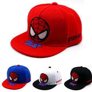 Mũ hiphop mũ snapback siêu nhân người nhện cho bé mũ bóng chày trẻ em từ 3-8 tuổi