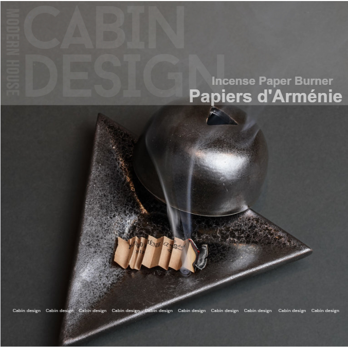 [cabin] Đầu đốt giấy Armenia đất nung bộ  9 màu sắc