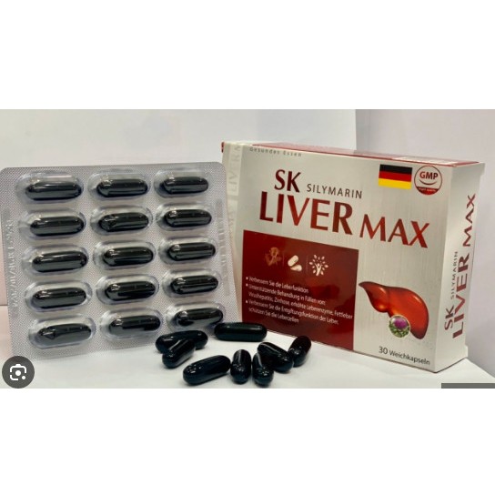 SK LIVER MAX – VIÊN UỐNG BỔ GAN. SẢN PHẨM SẢN XUẤT TẠI ĐỨC - 30 viên